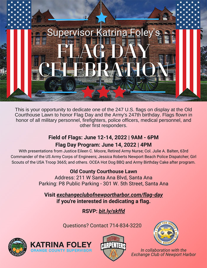 Supervisor Katrina Foley’s Flag Day Celebration